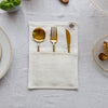 Antique White linen cutlery holder will make your table setting look neat and tidy. Decorative cutlery pouch can be paired with table napkins or other table linens, mixed or matched.
