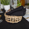 Introducing our black linen napkins set, designed to elevate your dining experience with a touch of warmth and charm. Crafted with care, these napkins are the perfect companions for your culinary adventures.