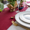 Give your table a touch of distinction and decoration with our amber yellow linen table runner. Use the table runner on its own or combine it with a linen tablecloth, placemats or napkins.