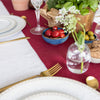Give your table a touch of distinction and decoration with our amber yellow linen table runner. Use the table runner on its own or combine it with a linen tablecloth, placemats or napkins.
