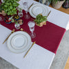 Give your table a touch of distinction and decoration with our amber yellow linen table runner. Use the table runner on its own or combine it with a linen tablecloth, placemats or napkins.