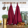 The burgundy red tea towels made of natural linen are durable, making them the ideal companions for your daily culinary adventures. Carefully crafted, our linen tea towels are not only practical but also add colour and sophistication to your kitchen.