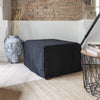 Our new black linen ottoman cover – the ultimate solution for giving your ottoman a fresh look and upgrading your interior effortlessly. Crafted with care, our ottoman cover is made from high quality linens, available in a range of colours.