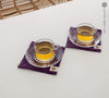 With our deep purple linen placemat sets, you'll not only give your table or your daily tea time a distinctive charm, but also protect your table from bitterness and possible damage.