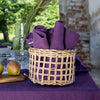 Introducing our deep purple linen napkins set, designed to elevate your dining experience with a touch of warmth and charm. Crafted with care, these napkins are the perfect companions for your culinary adventures.