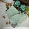Crafted with care, these duck egg blue linen oven mitten sets are the perfect companions for your culinary adventures.