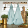 Duck Egg Blue tea towels made of natural linen are durable, making them the ideal companions for your daily culinary adventures. Carefully crafted, our linen tea towels are not only practical but also add colour and sophistication to your kitchen.
