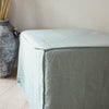 Introducing our new duck egg blue linen ottoman cover – the ultimate solution for giving your ottoman a fresh look and upgrading your interior effortlessly.