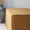 Introducing our new dusty mustard linen ottoman cover – the ultimate solution for giving your ottoman a fresh look and upgrading your interior effortlessly.