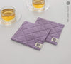 With our light lilac linen placemat sets, you'll not only give your table or your daily tea time a distinctive charm, but also protect your table from bitterness and possible damage.