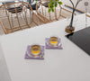 With our light lilac linen placemat sets, you'll not only give your table or your daily tea time a distinctive charm, but also protect your table from bitterness and possible damage.