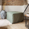 Introducing our new moss green linen ottoman cover – the ultimate solution for giving your ottoman a fresh look and upgrading your interior effortlessly.