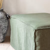 Introducing our new moss green linen ottoman cover – the ultimate solution for giving your ottoman a fresh look and upgrading your interior effortlessly.