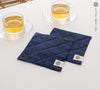 With our navy blue linen placemat sets, you'll not only give your table or your daily tea time a distinctive charm, but also protect your table from bitterness and possible damage.