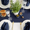 Give your table a touch of distinction and decoration with our navy blue linen table runner. Use the table runner on its own or combine it with a linen tablecloth, placemats or napkins.