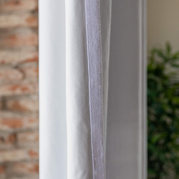 Blackout optical white linen curtains provide complete privacy and maximum protection from sunlight and artificial light sources. Our blackout linen curtains are ideal for bedroom, living room or any other area providing you both privacy and relax.