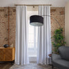 Blackout optical white linen curtains provide complete privacy and maximum protection from sunlight and artificial light sources. Our blackout linen curtains are ideal for bedroom, living room or any other area providing you both privacy and relax.
