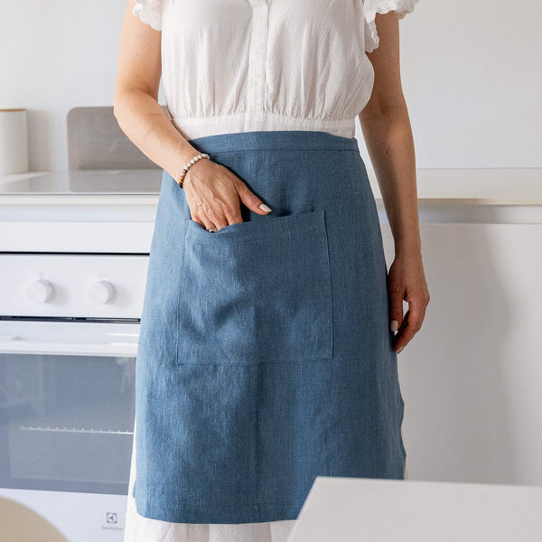 Explore our diverse range of styles, from classic neutrals to vibrant hues, and discover the apron that complements your personal taste and kitchen decor.