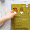 Olive Green linen cutlery holder will make your table setting look neat and tidy. Decorative cutlery pouch can be paired with table napkins or other table linens, mixed or matched.