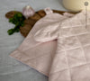 Crafted with care, these quartz rose linen oven mitten sets are the perfect companions for your culinary adventures.