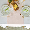 Give your table a touch of distinction and decoration with our quartz rose linen table runner. Use the table runner on its own or combine it with a linen tablecloth, placemats or napkins.
