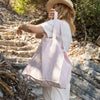 Quartz rose linen tote bags designed and made for long, comfortable and sustainable use. Whether you're going to the beach, planning a visit to the market, or taking your baked cake to friends, our linen bag is always perfect for you.
