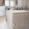Our new rustic heavy unbleached linen ottoman cover – the ultimate solution for giving your ottoman a fresh look and upgrading your interior. Crafted with care, our ottoman cover made from the highest quality linens, available in a range of colours.