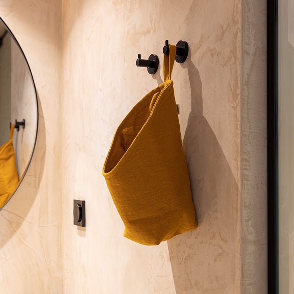 Our linen hanging bag bring a touch of spa-like indulgence right into your home, wrapping you in comfort.