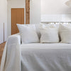 Our Antique White linen couch covers made for sectional sofas to protect your couch from the spots on the daily basis or if you feel that the couch needs a new look in the room.