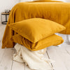 Amber yellow pillows would fit interiors from minimalist to classic, from Scandinavian to country style. Mix and match the colours of the pillow shams and create a unique atmosphere at home.