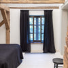 Our black linen curtains are designed and made to give your home unique and timeless charm. Linen curtains would complement interiors from minimalistic, Scandinavian or modern to Mediterranean or classical style.