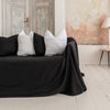 Choosing black colour for your sofa not only offers protection but also brings a timeless elegance, natural linen covers can enhance the aesthetic of your living space while ensuring long-lasting protection for your furniture.