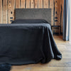 The black linen bedspread has been carefully designed to suit a wide range of interior styles and to blend perfectly in both classic and contemporary home spaces. Linen bedspreads are extremely versatile, fitting into a wide range of interiors and.