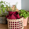 Introducing our burgundy red linen napkins set, designed to elevate your dining experience with a touch of warmth and charm. Crafted with care, these napkins are the perfect companions for your culinary adventures.