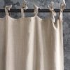 Our tie top rustic linen curtains are designed and made to give your home a unique and timeless charm, and no matter the style of your home, linen can fit into any interior.
