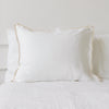 Our bright white linen pillowcases will add a touch of elegance and style to your bedroom.