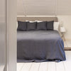 The charcoal grey linen bedspread has been carefully designed to suit a wide range of interior styles and to blend perfectly in both classic and contemporary home spaces. Our linen bedspreads are extremely versatile, fitting into a wide range of interiors and complementing them perfectly, adding new colours and emotions.