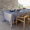 Listen to your wishes and dreams and give your dining area a new character with our charcoal grey linen tablecloth in an easy and stylish way. Our linen tablecloths are made from high quality natural linen and are designed to last you a long time.