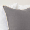 Our charcoal grey linen pillowcases will add a touch of elegance and style to your bedroom.