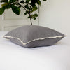 Our charcoal grey linen pillowcases will add a touch of elegance and style to your bedroom.
