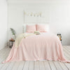 The quartz rose linen bedspread has been carefully designed to suit a wide range of interior styles and to blend perfectly in both classic and contemporary home spaces.Our linen bedspreads are extremely versatile, fitting into a wide range of interiors and complementing them perfectly, adding new colours and emotions.
