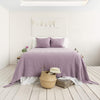 The light lilac linen bedspread has been carefully designed to suit a wide range of interior styles and to blend perfectly in both classic and contemporary home spaces.Our linen bedspreads are extremely versatile, fitting into a wide range of interiors and complementing them perfectly, adding new colours and emotions.
