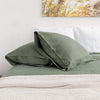 Moss green pillows would fit interiors from minimalist to classic, from Scandinavian to country style. Mix and match the colours of the pillow shams and create a unique atmosphere at home.