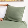 Moss green pillows would fit interiors from minimalist to classic, from Scandinavian to country style. Mix and match the colours of the pillow shams and create a unique atmosphere at home.
