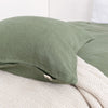 Sometimes it takes just a small detail to make a home interior complete, perfect and unique. And that little detail could be our moss green linen pillow sham with zipper.