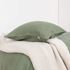 Sometimes it takes just a small detail to make a home interior complete, perfect and unique. And that little detail could be our moss green linen pillow sham with zipper.