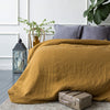 Cinnamon linen duvet cover will grant luxurious comfort and will give your bed new elegant look. The natural linen fabric is hard-wearing and lasts for many years, so this cover will delight you for a long time and add an irreplaceable natural charm to your home.