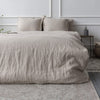 When you choose our natural unbleached linen bed linen set, you are choosing a timeless classic and the serenity and elegance it brings. Our linen duvets, made from a wide fabric, ensure maximum comfort at all times.Feel cool during summer and delightfully warm in winter, as linen adapts to your body's needs with remarkable ease.