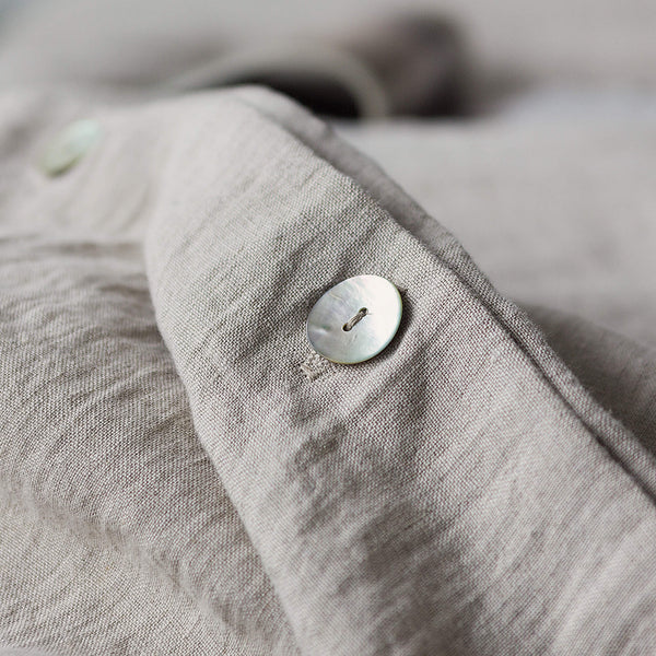 Natural unbleached linen duvet cover will grant luxurious comfort and will give your bed new elegant look.This natural linen duvet cover combines comfort and elegance, and gives you the opportunity to enjoy all the qualities of natural linen.