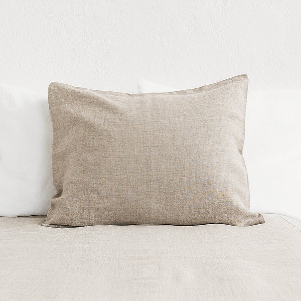 Sometimes it takes just a small detail to make a home interior complete, perfect and unique. And that little detail could be our rustic linen pillow sham.